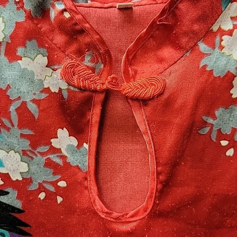 AvaCostume Girls Chinese Dragon Phoenix Qipao Cheongsam Dress sz 4-6‎